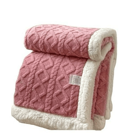 FRAZADITA TEXTURIZADA CON CHIPORRO DE 100x150CM