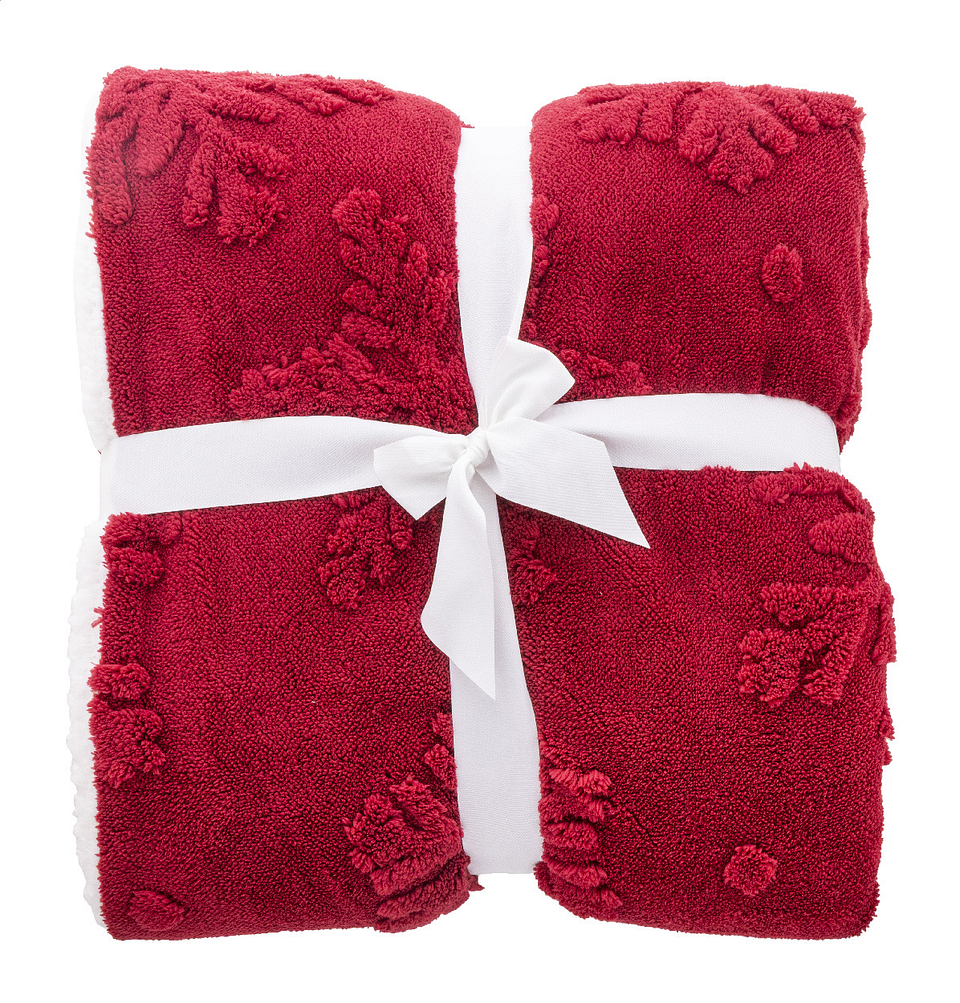 FRAZADA TEXTURIZADA COPO DE NIEVE CON CHIPORRO DE 1 PLAZA 120x203CM 5