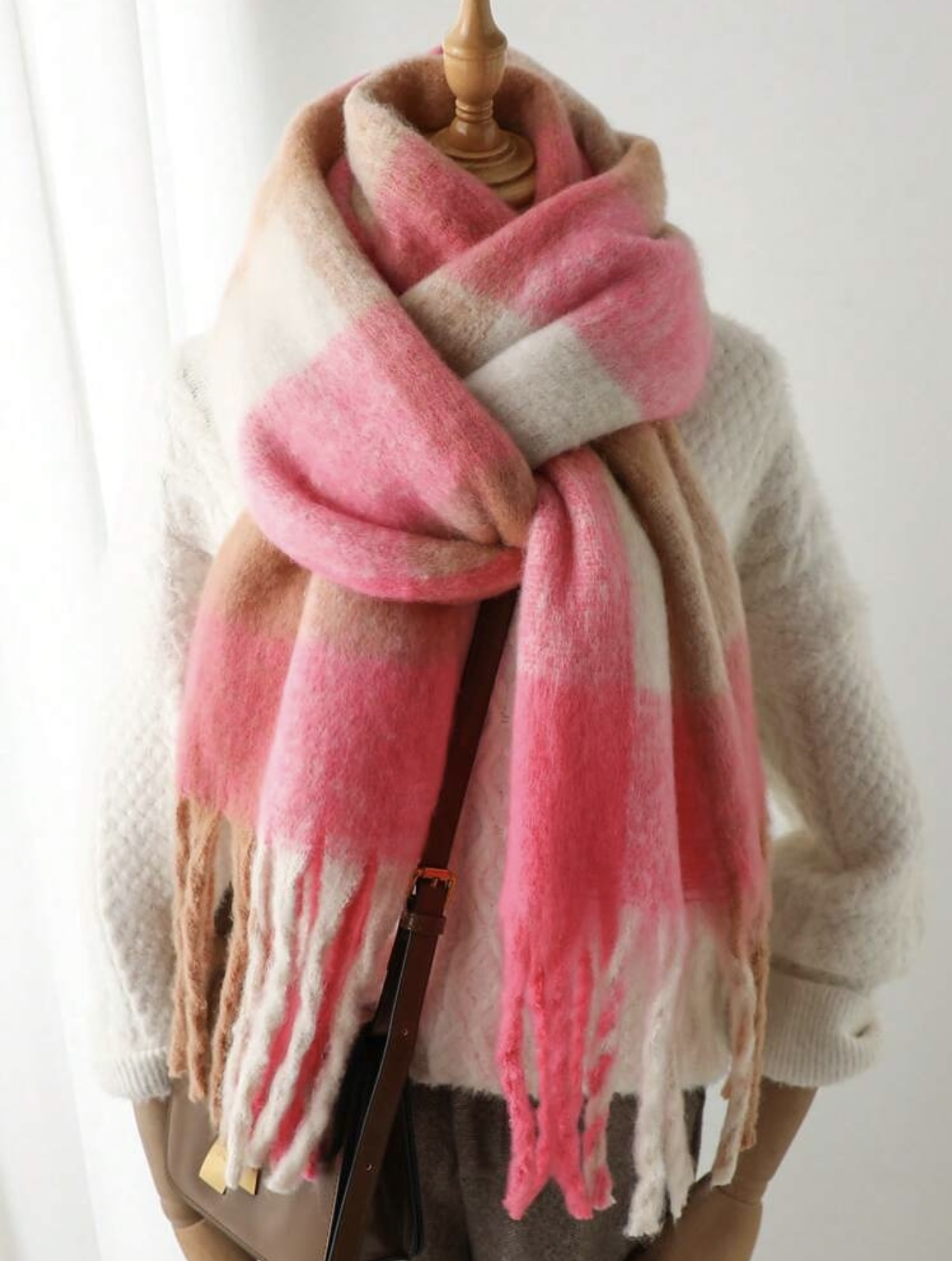 BUFANDON LANA DE ALPACA CUADRILLE 200x42CM 5