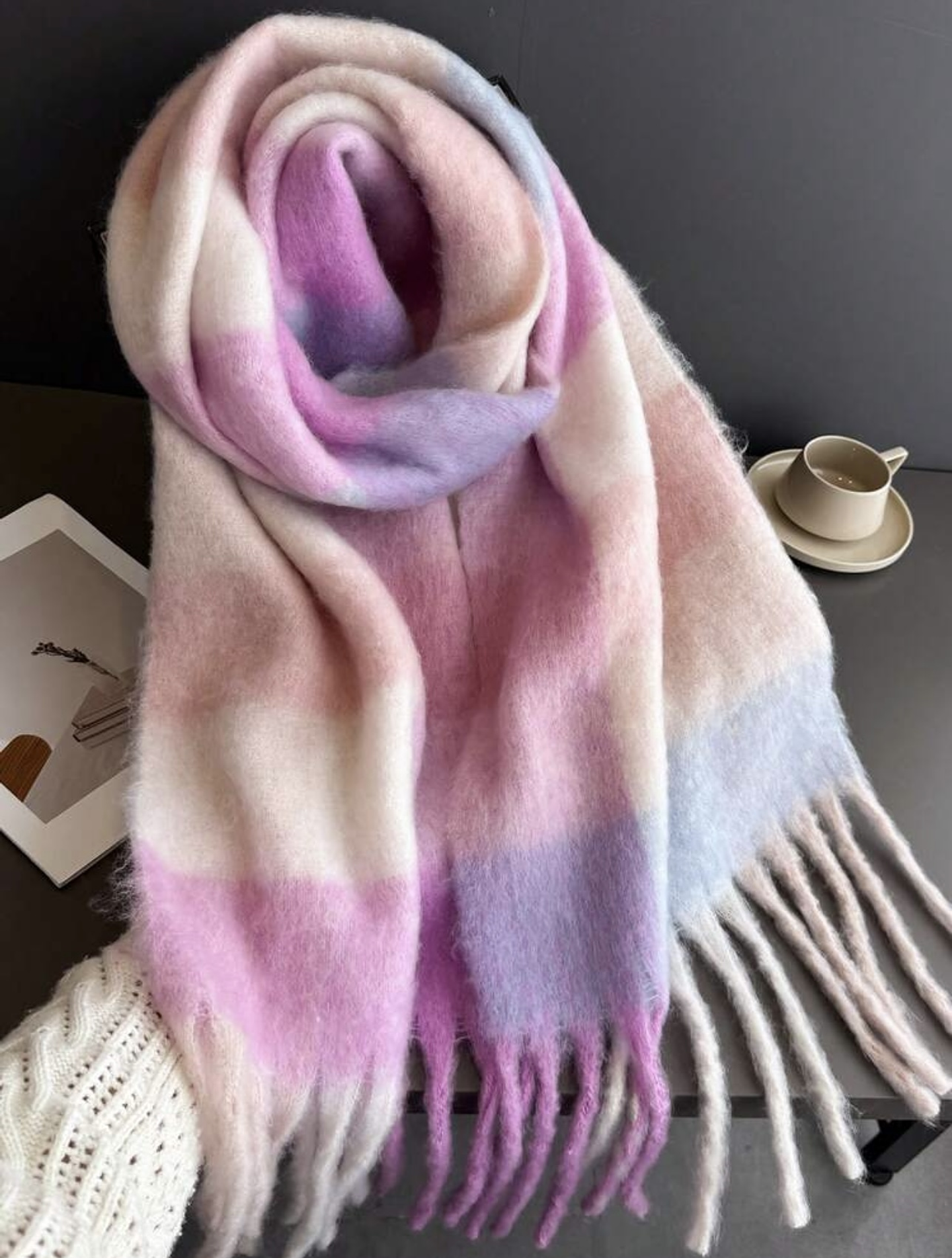 BUFANDON LANA DE ALPACA CUADRILLE 200x42CM 10