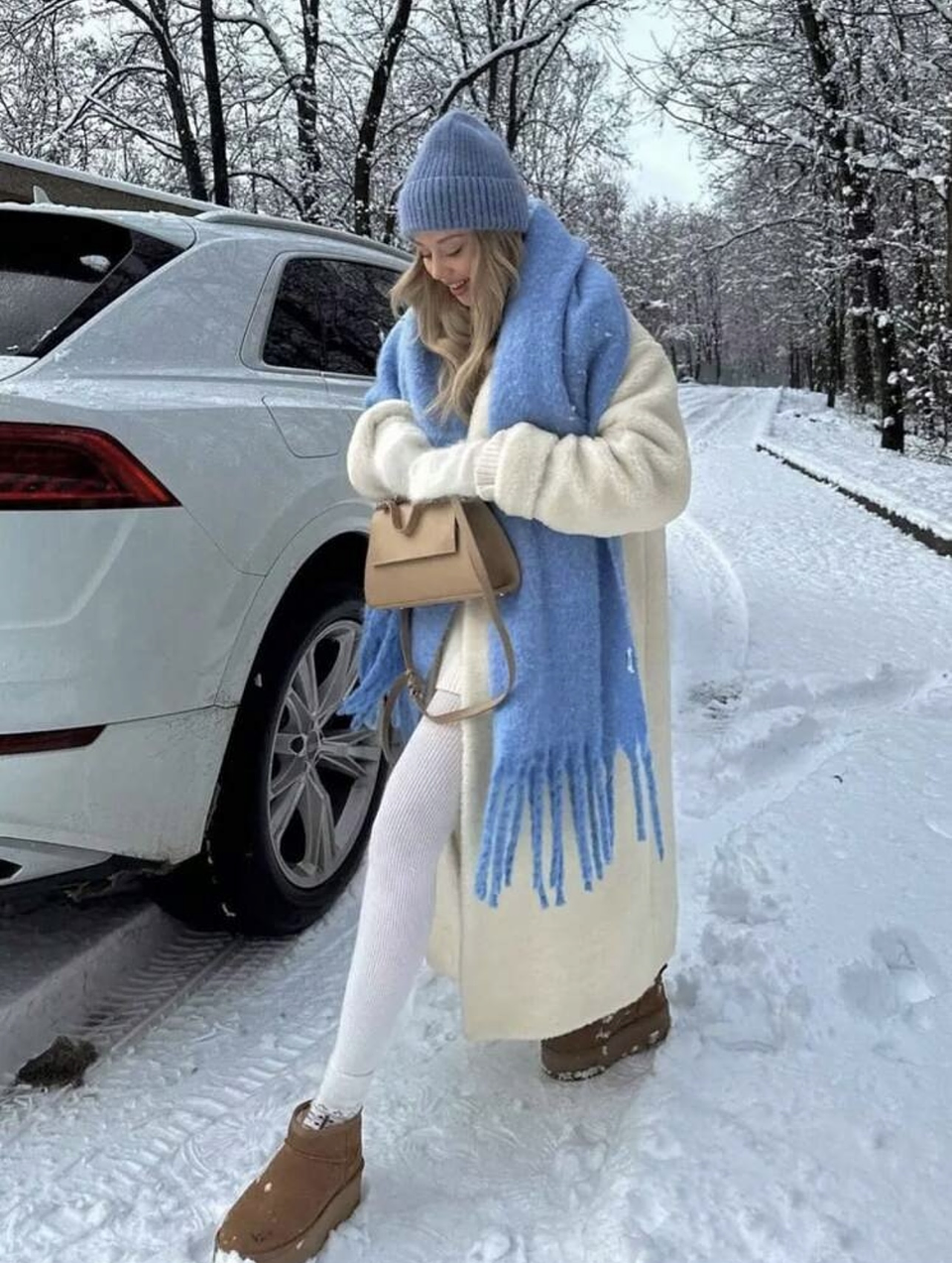 BUFANDON LANA DE ALPACA COLOR LISO 200x45CM 3