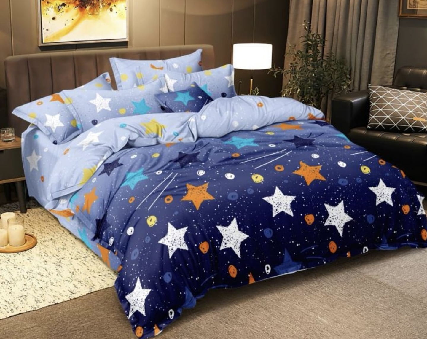 SET DE SABANA DE ALGODÓN DISEÑO DE 1 PLAZA 2