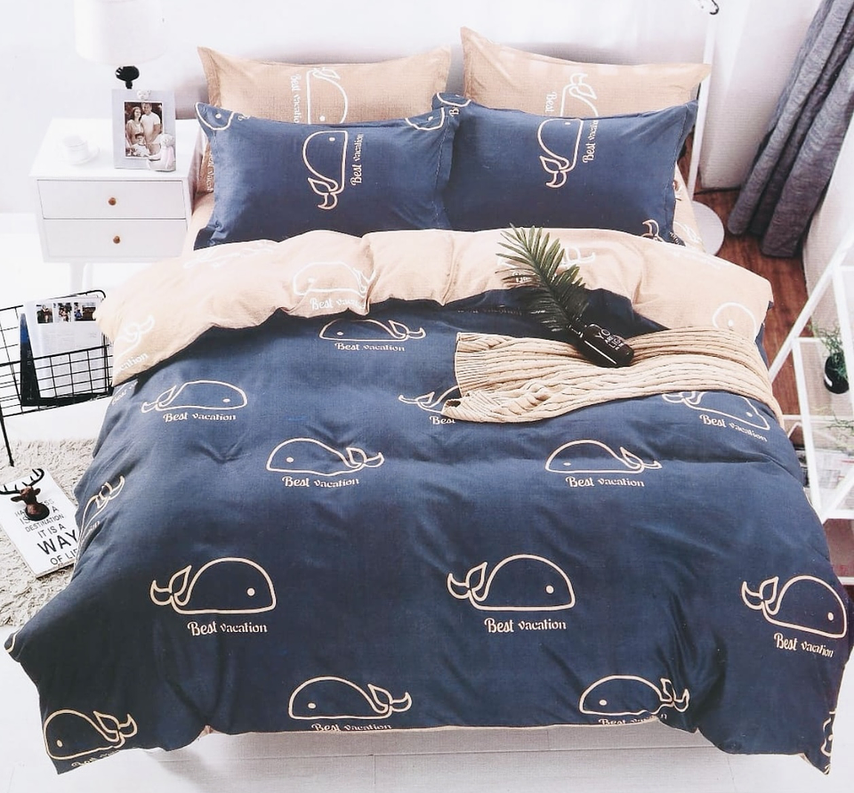 SET DE SABANA DE ALGODÓN DISEÑO DE 1 PLAZA 3