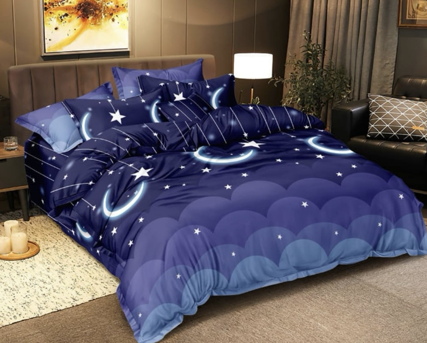 SET DE SABANA DE ALGODÓN DISEÑO DE 1 PLAZA 4