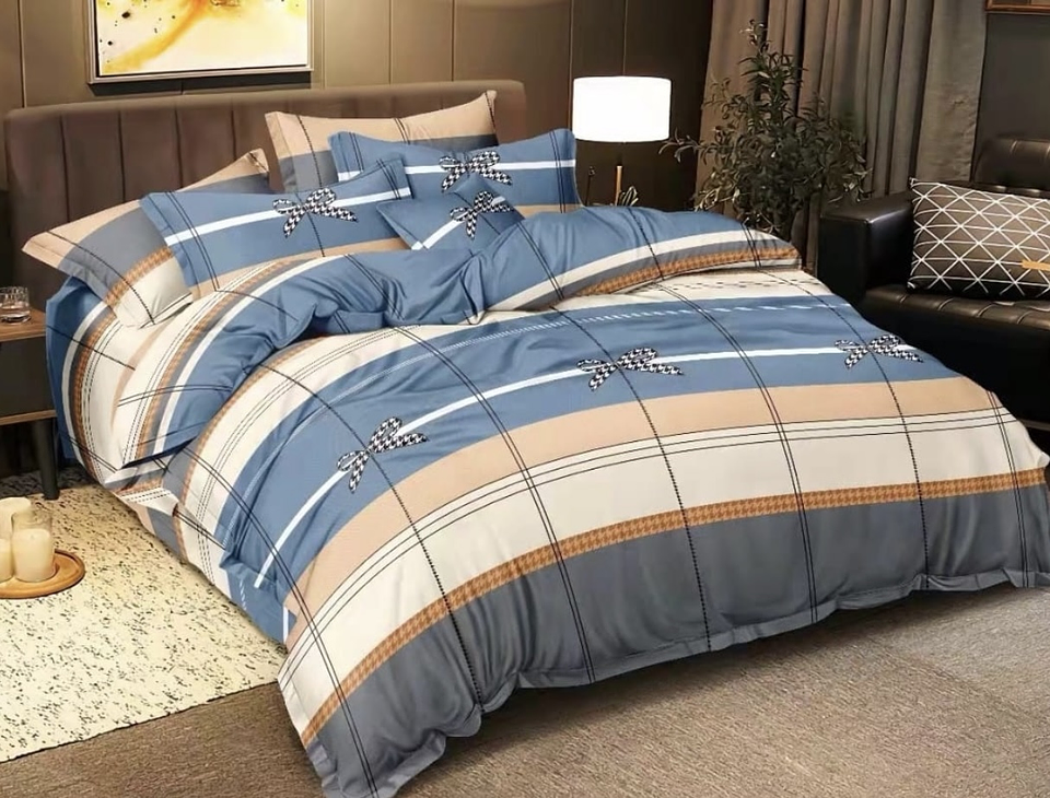 SET DE SABANA DE ALGODÓN DISEÑO DE 1 PLAZA 5