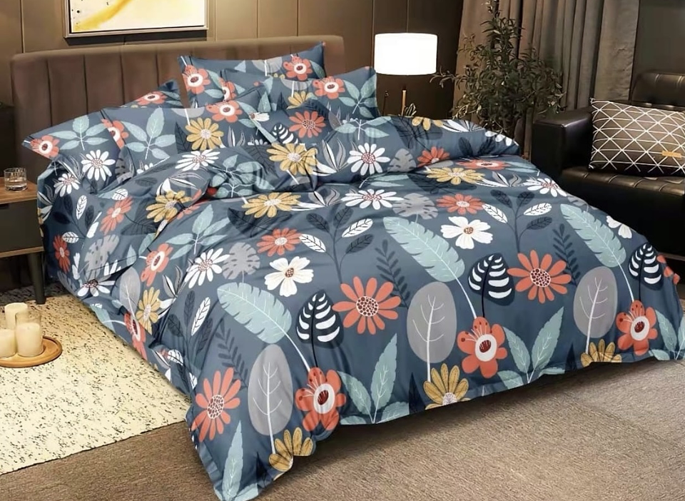 SET DE SABANA DE ALGODÓN DISEÑO DE 1 PLAZA 6