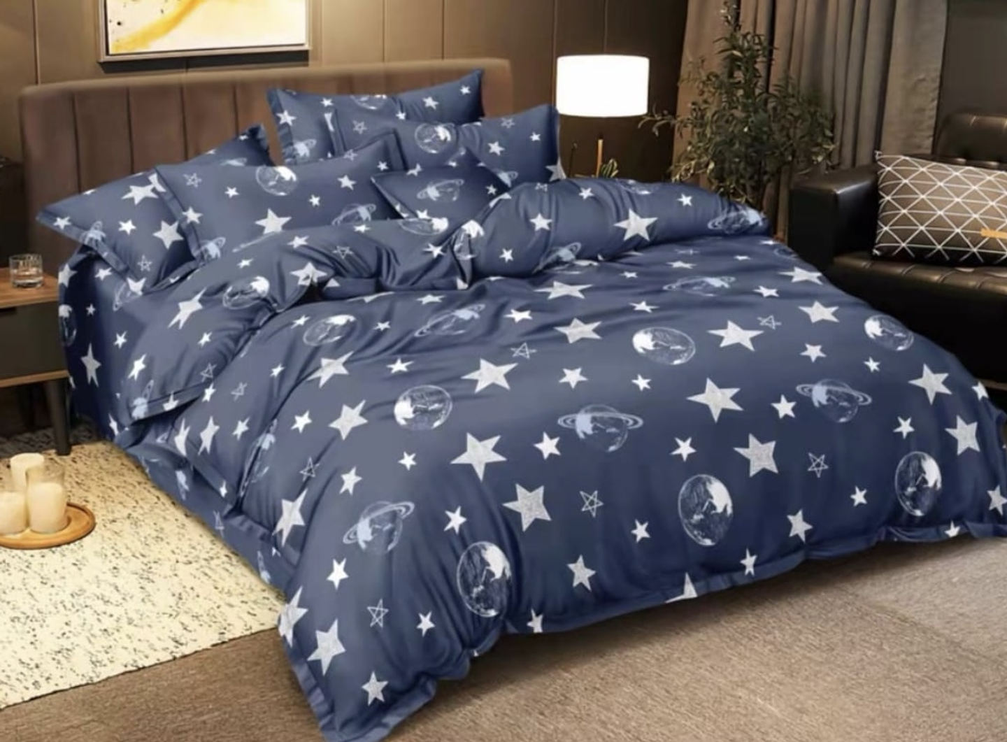 SET DE SABANA DE ALGODÓN DISEÑO DE 1 PLAZA 8