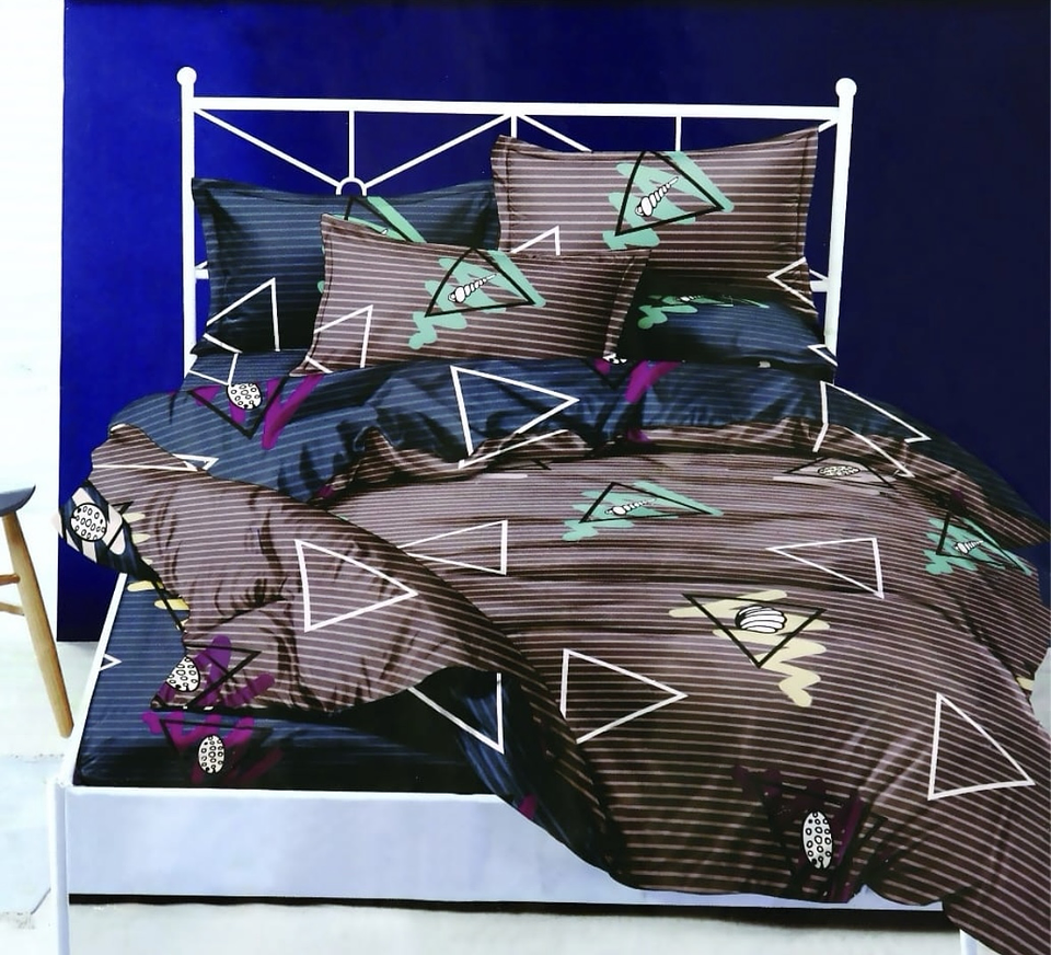 SET DE SABANA DE ALGODÓN DISEÑO DE 1 PLAZA 10