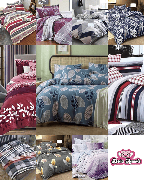 SET DE SABANA DE ALGODÓN DISEÑO DE 2.0 PLAZAS