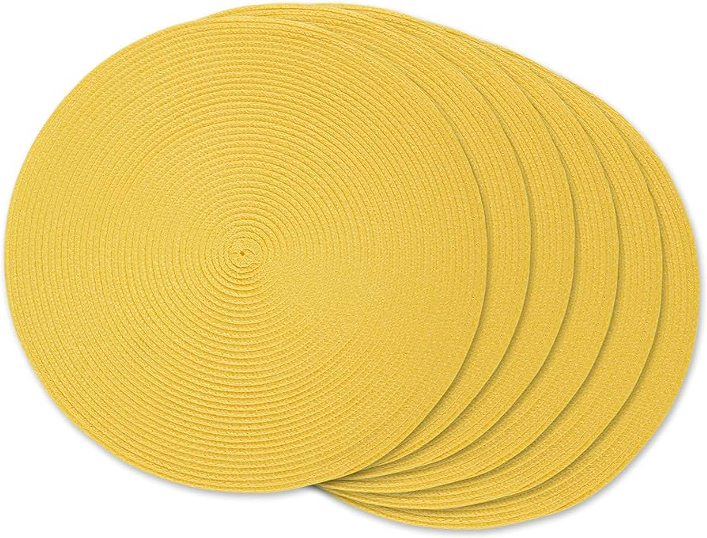 SET DE 6 INDIVIDUALES TEJIDOS REDONDOS 38CM 20