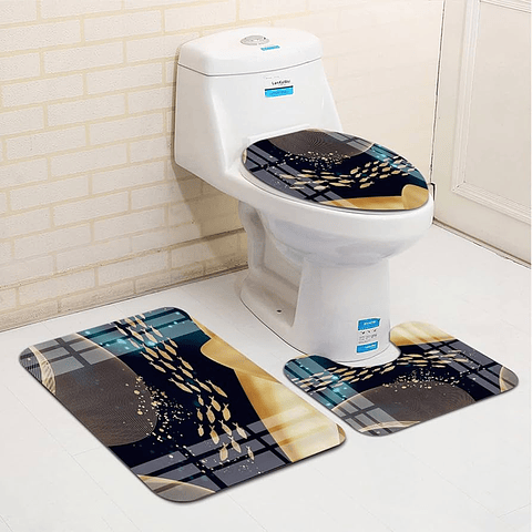ALFOMBRA SET DE BAÑO 3 PIEZAS 