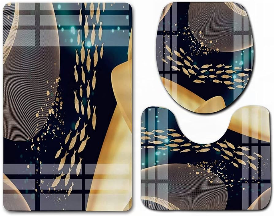 ALFOMBRA SET DE BAÑO 3 PIEZAS  4