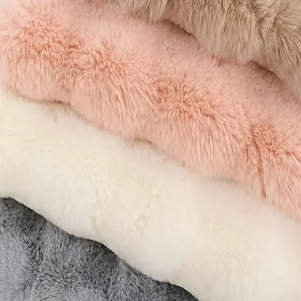 ALFOMBRA PIEL DE CONEJO 45x75CM 7