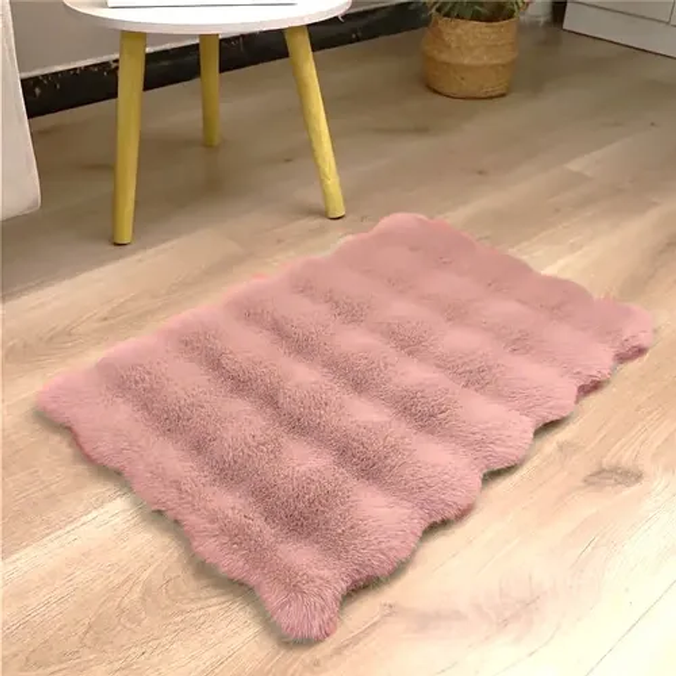 ALFOMBRA PIEL DE CONEJO 45x75CM 15