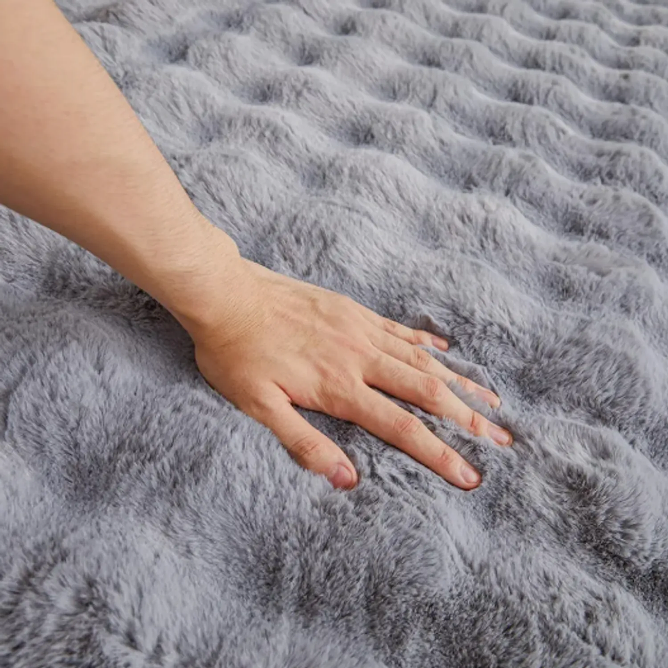 ALFOMBRA PIEL DE CONEJO 45x75CM 17