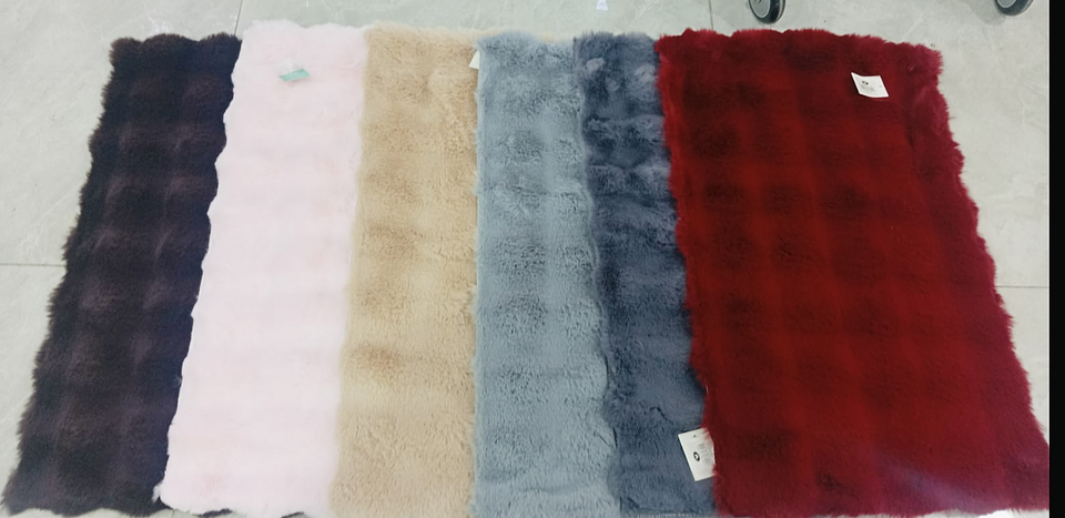 ALFOMBRA PIEL DE CONEJO 45x75CM 18