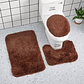 ALFOMBRA SET DE BAÑO PELUDO DE 3 PIEZAS  - Miniatura 2