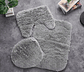 ALFOMBRA SET DE BAÑO PELUDO DE 3 PIEZAS  - Miniatura 5