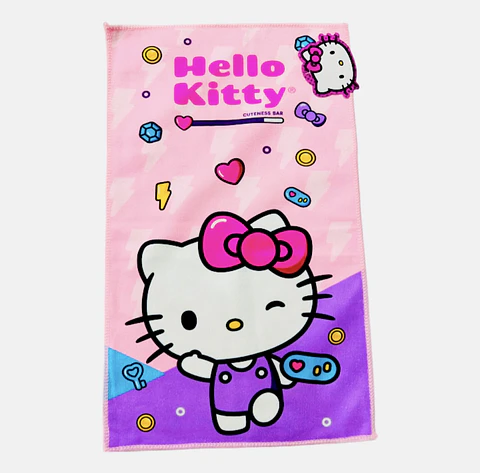 TOALLA DE MANO HELLO KITTY CON LICENCIA 50x30CM