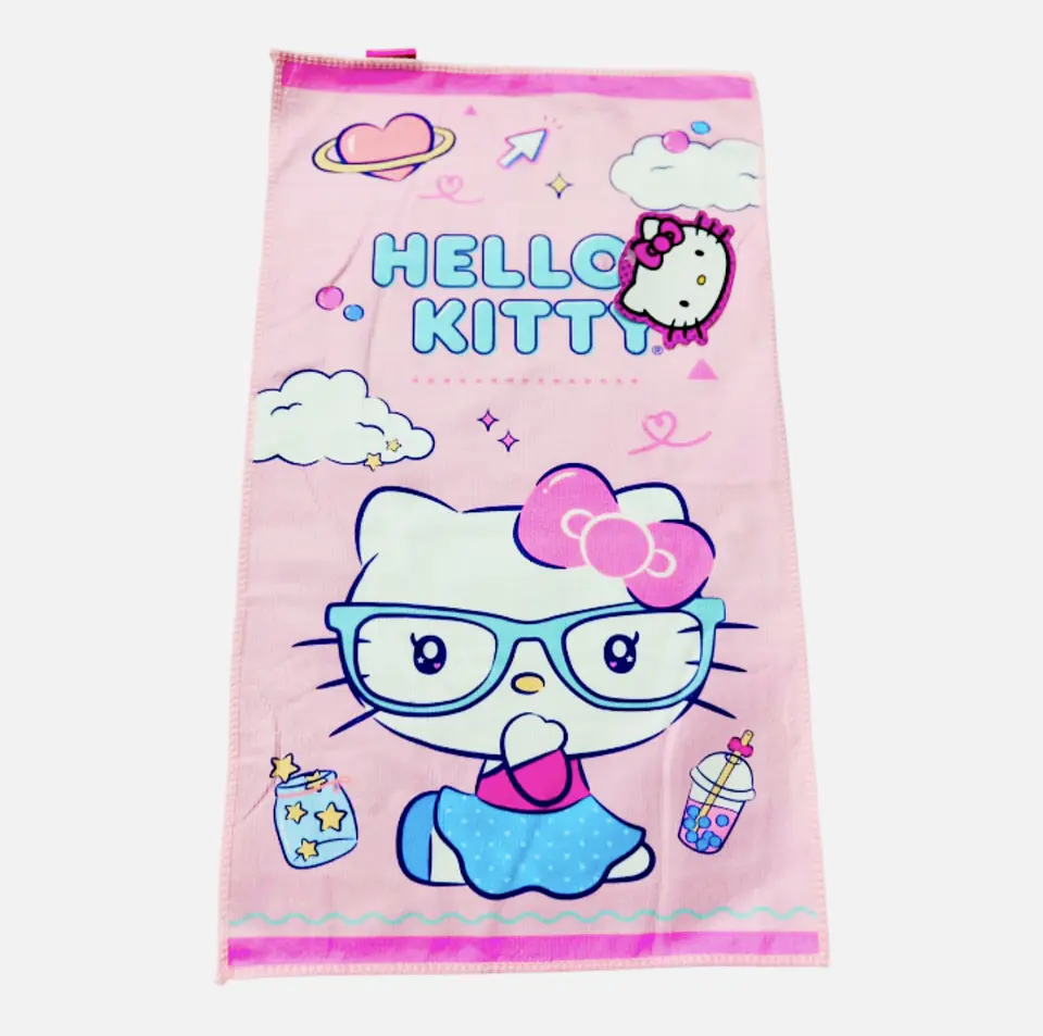 TOALLA DE MANO HELLO KITTY CON LICENCIA 50x30CM 2