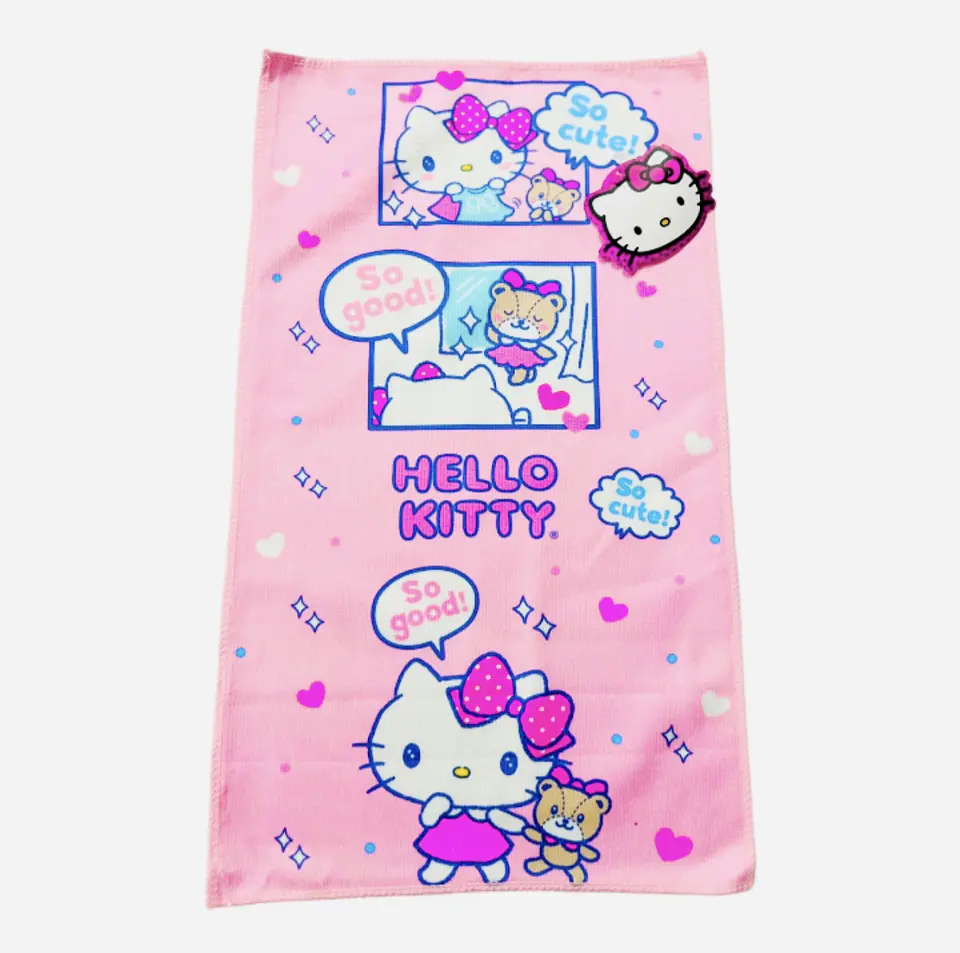 TOALLA DE MANO HELLO KITTY CON LICENCIA 50x30CM 3