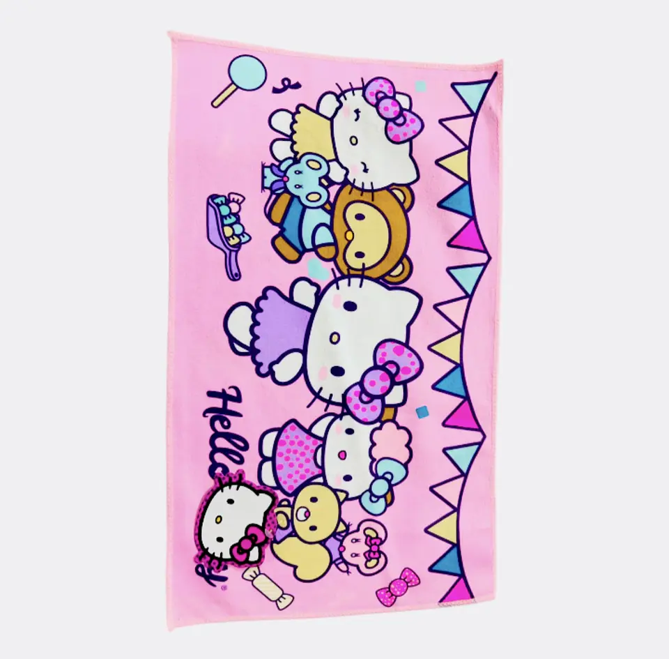 TOALLA DE MANO HELLO KITTY CON LICENCIA 50x30CM 5