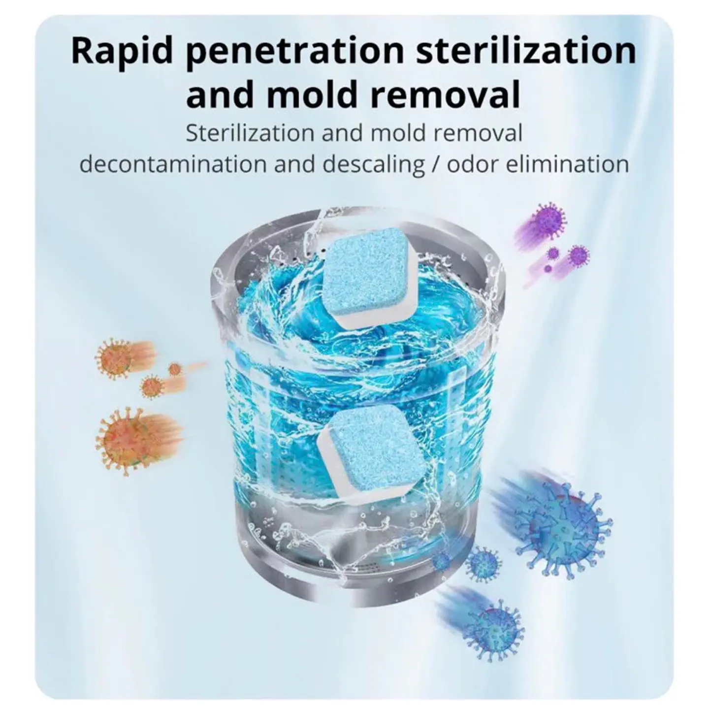 PASTILLAS EFERVESCENTE PARA LIMPIEZA DE LAVADORA  4