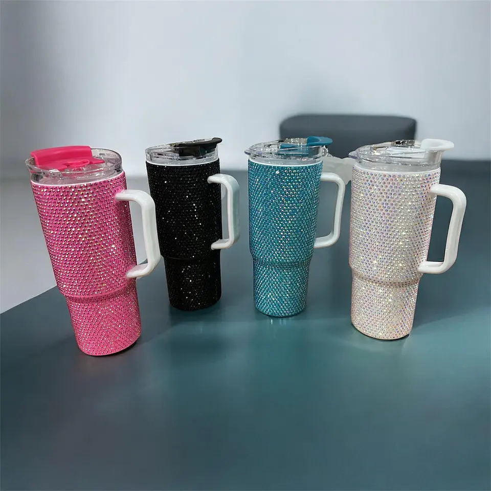 VASO CON ASA DIAMANTE DE 1 LITRO 1