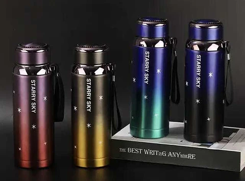TERMO DE ACERO INOXIDABLE ESTRELLAS DE 800ML