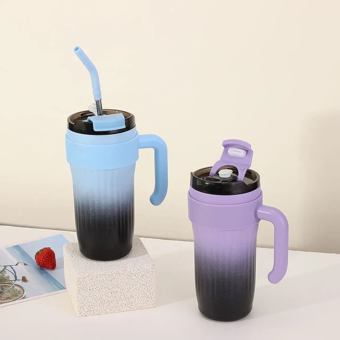 TERMO MUG ACERO INOXIDABLE DE 950ML  3