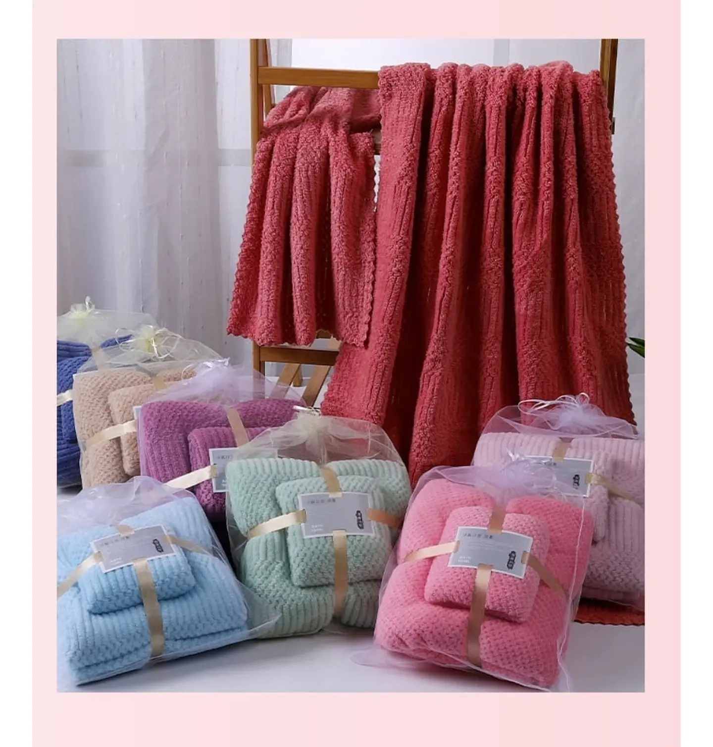 JUEGO DE TOALLA DE MICROFIBRA (CUERPO Y MANO) 2