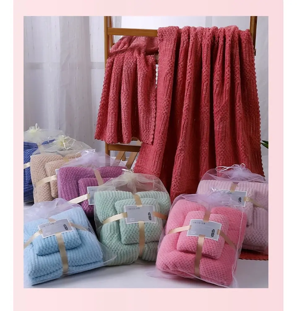 JUEGO DE TOALLA DE MICROFIBRA (CUERPO Y MANO) 2