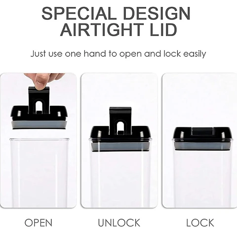 SET DE CONTENEDORES DE CEREALES DE 7PZS