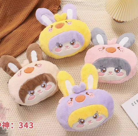 GUATERO PELUCHE ELÉCTRICO KAWAI 31x40CM CONEJO