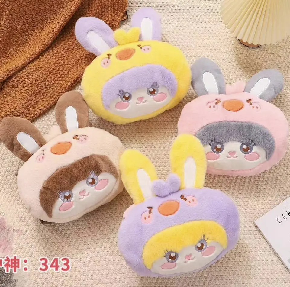 GUATERO PELUCHE ELÉCTRICO KAWAI 31x40CM CONEJO 2