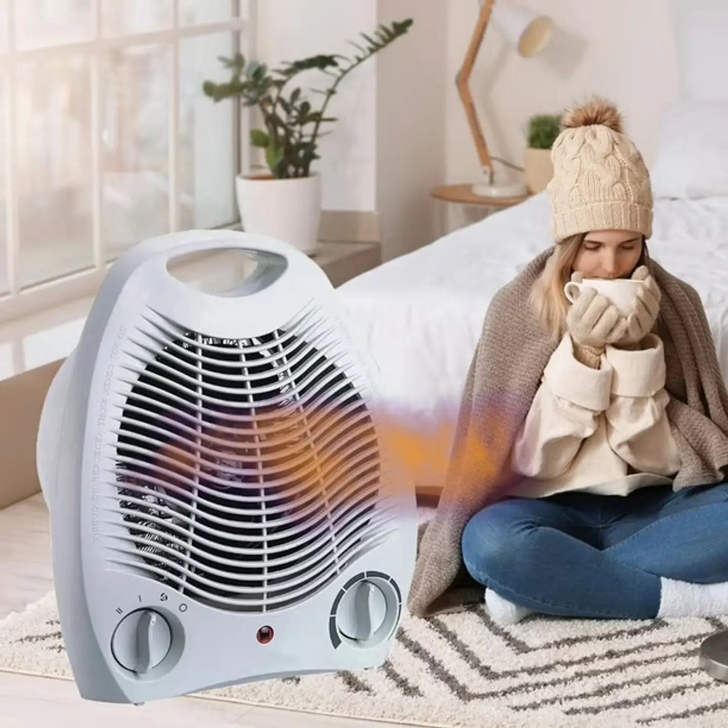 CALEFACTOR ELÉCTRICO TERMOVENTILADOR 1500W 1
