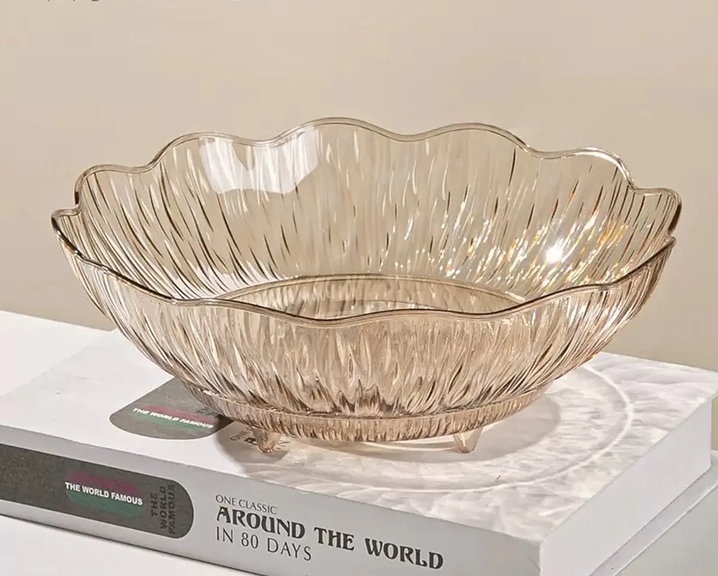 BANDEJA FRUTERO ACRÍLICO GIRATORIO 25CM 5