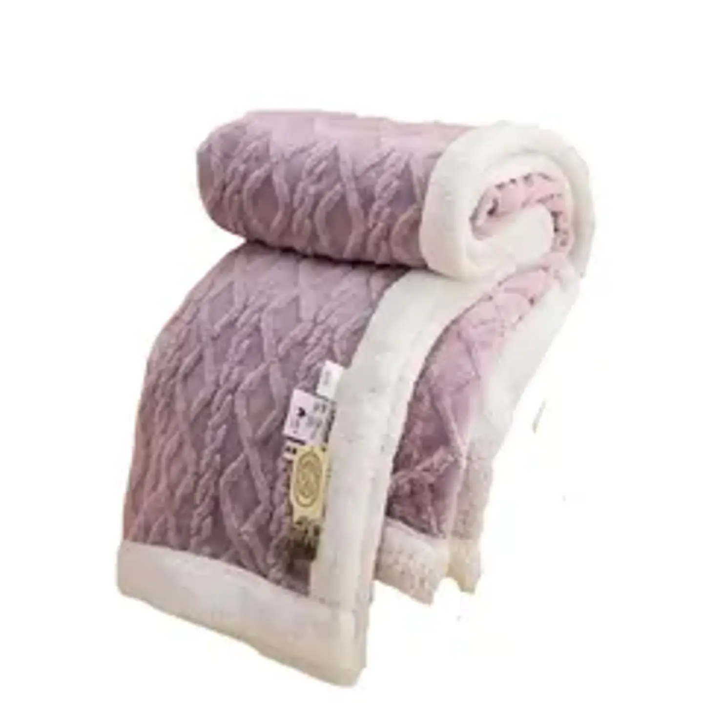 FRAZADA TEXTURIZADA CON CHIPORRO DE 1.5 PLAZAS 180x200CM 3