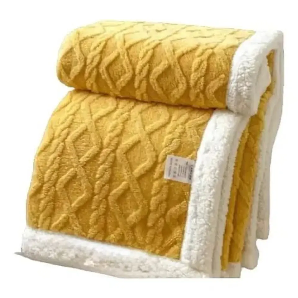 FRAZADA TEXTURIZADA CON CHIPORRO DE 1.5 PLAZAS 180x200CM 4