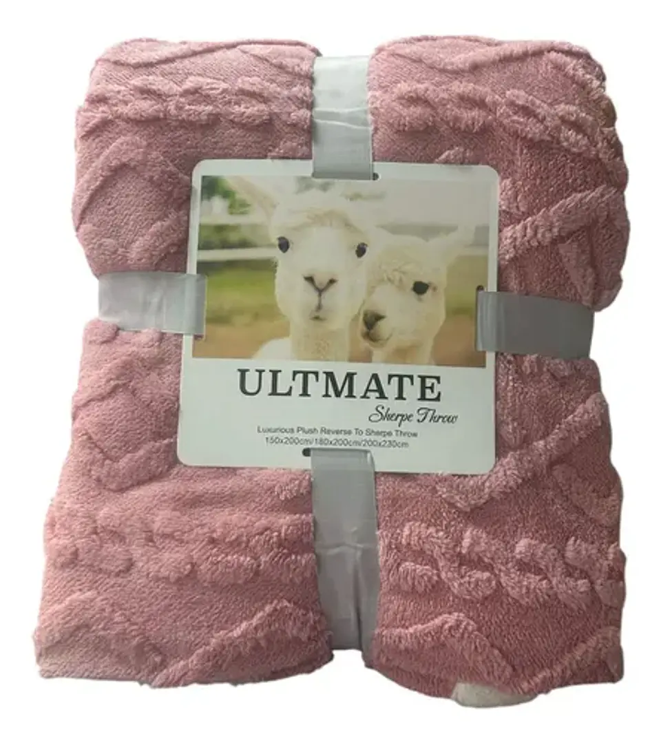 FRAZADA TEXTURIZADA CON CHIPORRO DE 1.5 PLAZAS 180x200CM 7