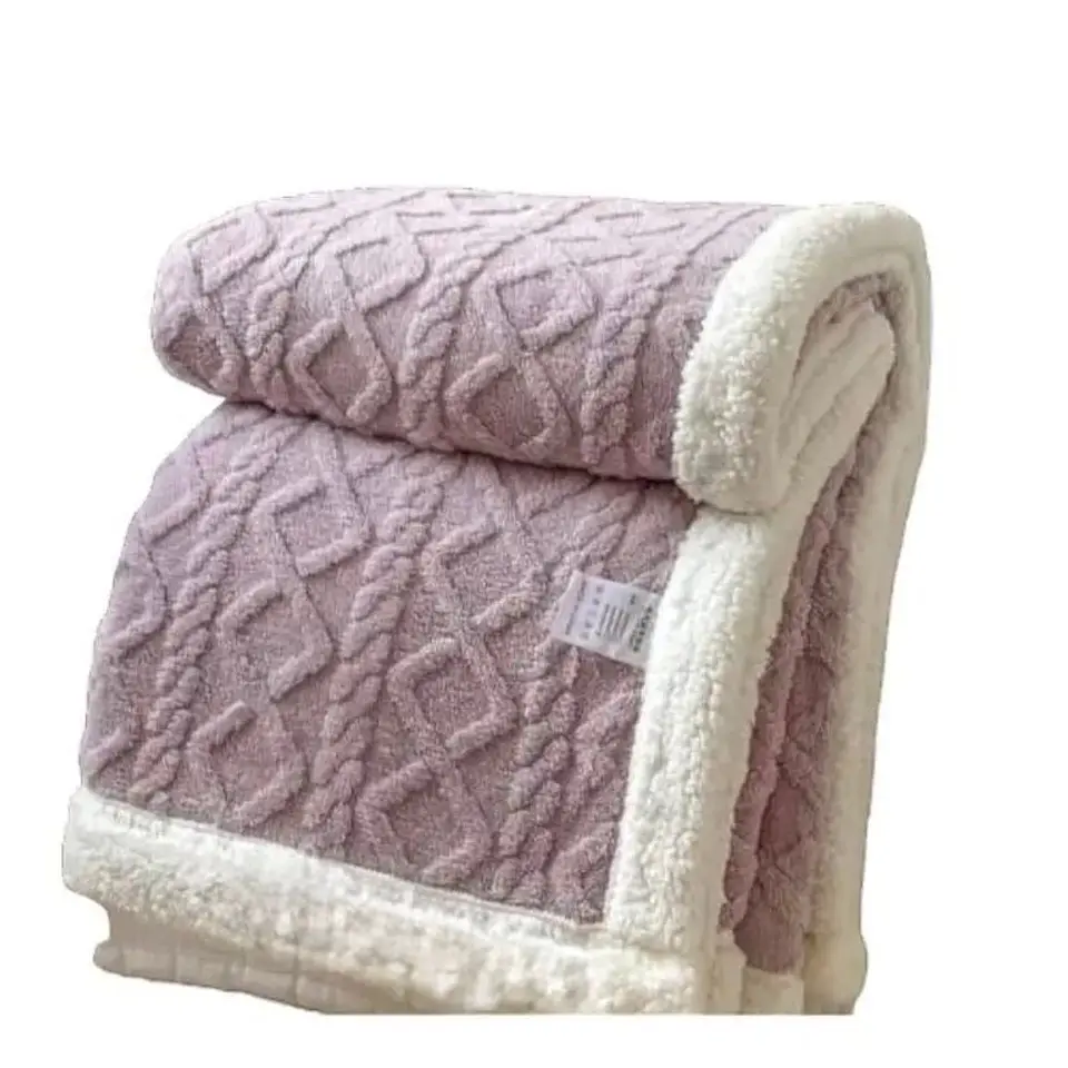 FRAZADA TEXTURIZADA CON CHIPORRO DE 1.5 PLAZAS 180x200CM 11