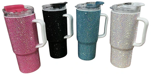 VASO CON ASA DIAMANTE DE 1 LITRO