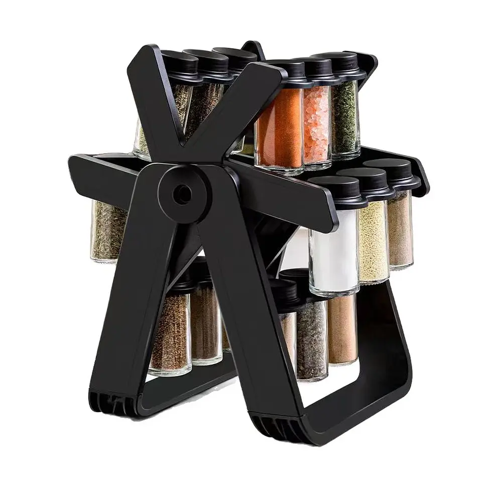 RACK ESPECIERO GITARIO 360 18 FRASCOS DE VIDRIO  3