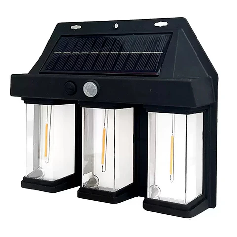 LAMPARA SOLAR 3 AMPOLLETAS