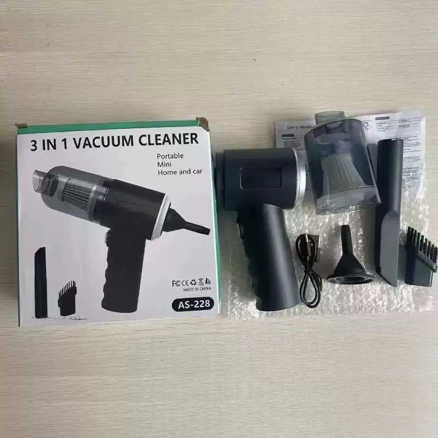 ASPIRADORA MINI 3 EN 1 6