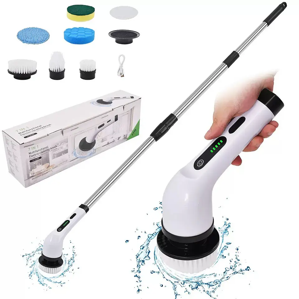 CEPILLO MULTIFUNCIONAL DE LIMPIEZA ELECTRICO 9EN1  1