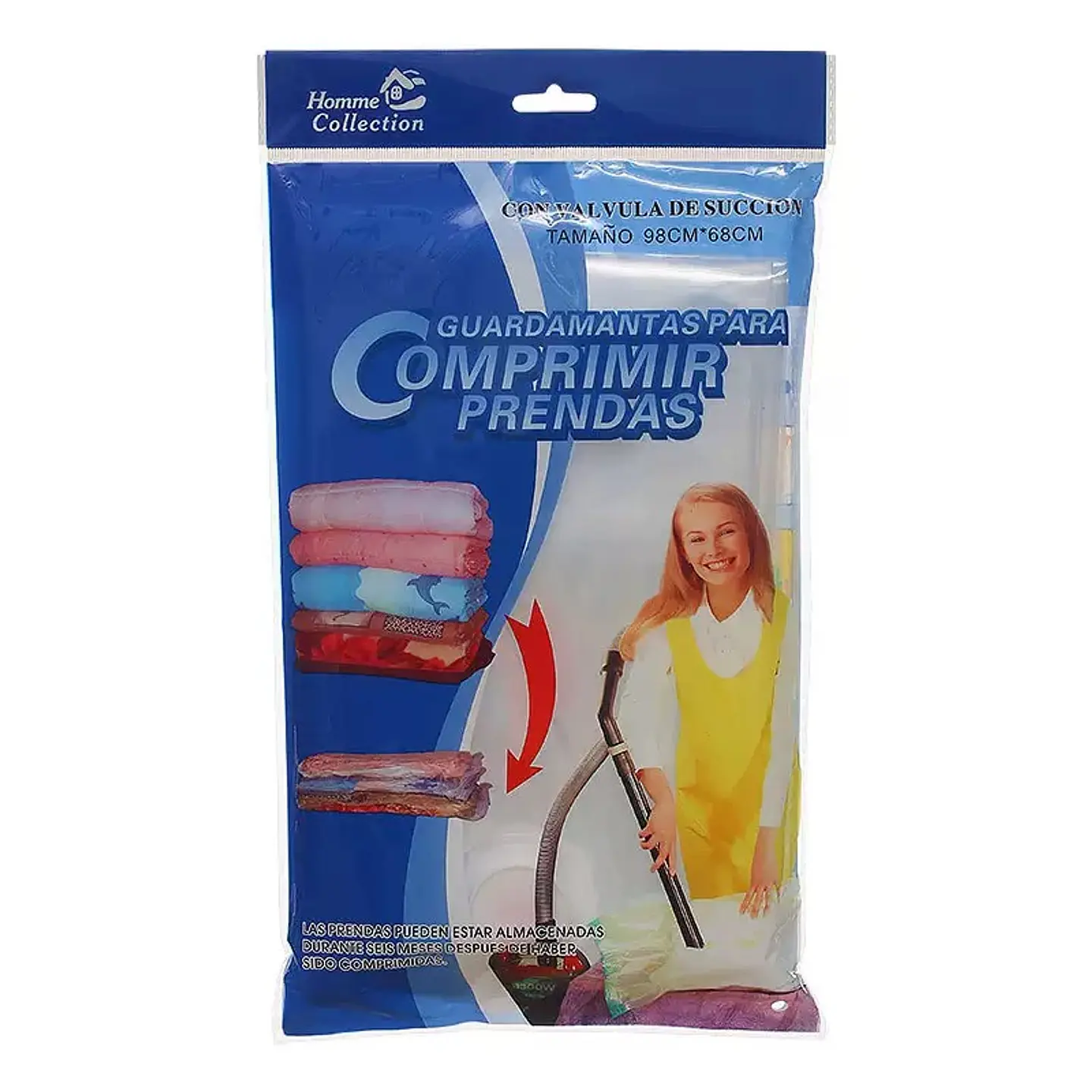 BOLSA PARA COMPRIMIR PRENDAS 68X98CM  1