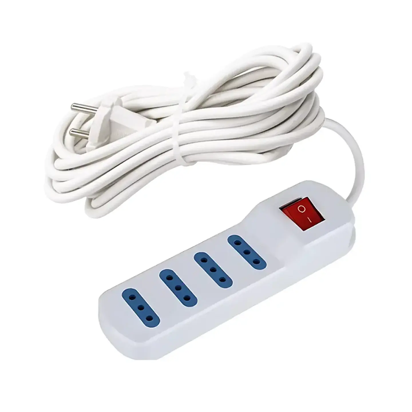 ALARGADOR ELECTRICO ZAPATILLA 4 ENTRADAS 10 METROS BLANCO 1