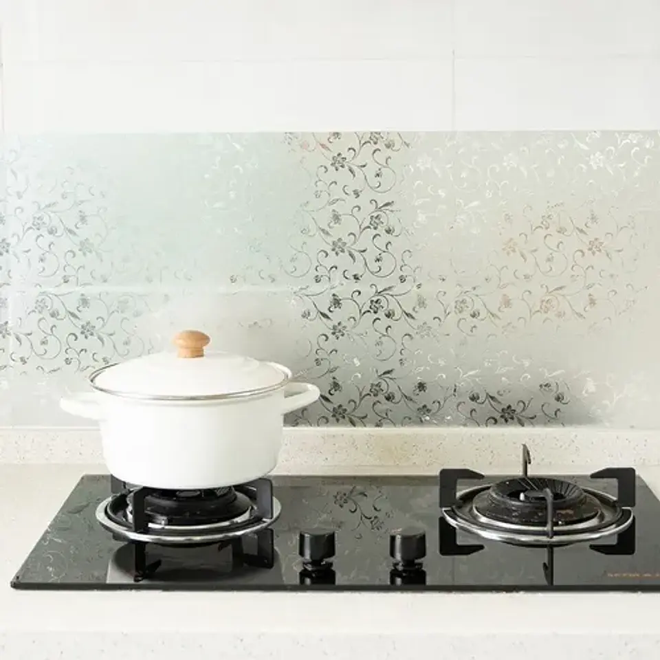 ROLLO PAPEL DE ALUMINIO CON ADHESIVO PARA COCINA 200X60CM 2