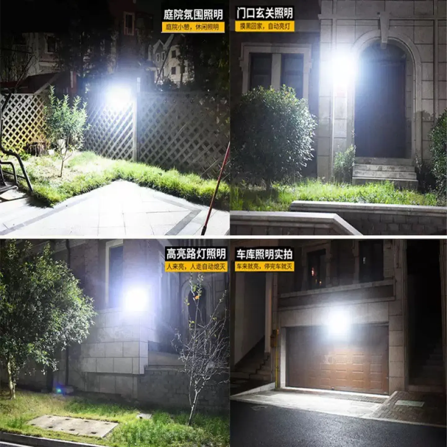 FOCO CON SENSOR Y PANEL SOLAR 160LEDS  2